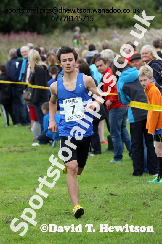 Under-15s Sunderland Harriers Open Cross Country. Photo: David T. Hewitson/Sports for All Pics